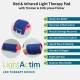 LightActim Flexible Face LED Light Led Photon Therapy Panel Pads Facial Lamp Machine For Spa Acne Treatment