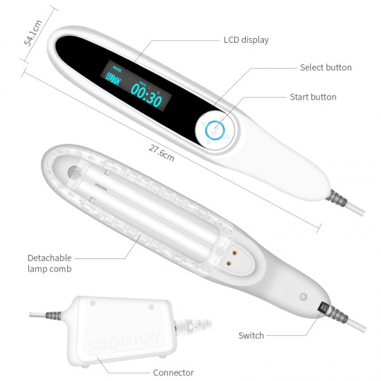 Uvb 311nm Narrow Band Light Therapy Lamp Instrument For Psoriasis Vitiligo Skin Disease Treatment Anti-White Spot Of Uvb Lamp