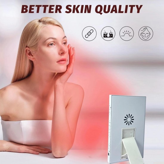 Red Light Therapy Device with 660nm & 850nm Near Infrared LED - Pain Relief & Skin Health Panel