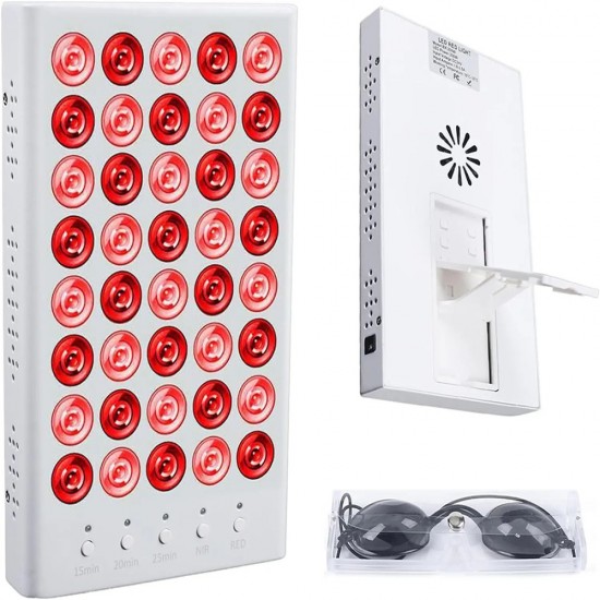 Red Light Therapy Device with 660nm & 850nm Near Infrared LED - Pain Relief & Skin Health Panel