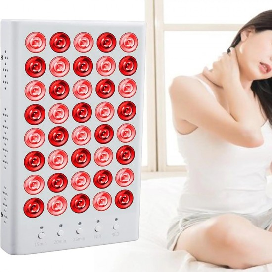 Red Light Therapy Device with 660nm & 850nm Near Infrared LED - Pain Relief & Skin Health Panel