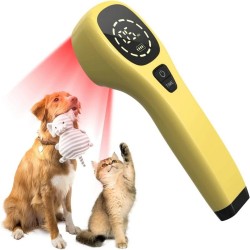 Cold Laser Therapy Vet Device for Pets - 2x808nm Red Light Therapy for Pain Relief in Dogs, Cats, and Horses