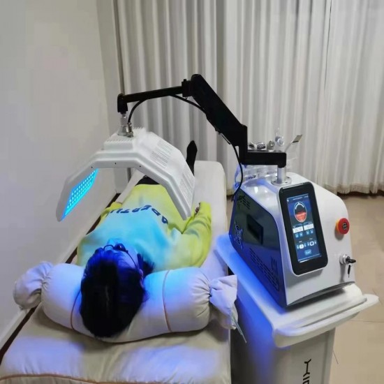 Portable 7-Color Photodynamic PDT Machine - 6-in-1 Red Light Therapy Device for Facial Care, Whitening, and Skin Rejuvenation