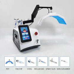 7-Color PDT LED Light Therapy Machine - Facial Rejuvenation, Acne Removal, Wrinkle Reduction, and Skin Tightening Beauty Device