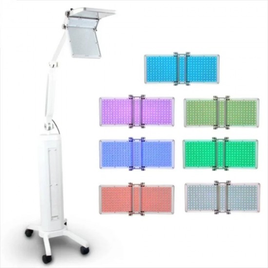 7-Color PDT LED Bio-Light Photodynamic Lamp - Acne Treatment and Skin Rejuvenation Machine for Facial Therapy and Skin Care