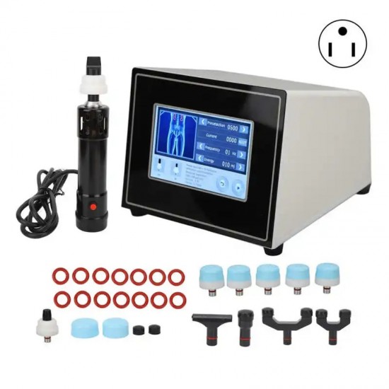 Adjustable Energy Shockwave Therapy Machine - ED Treatment, Soft Tissue, and Electric Spine Massager Corrector