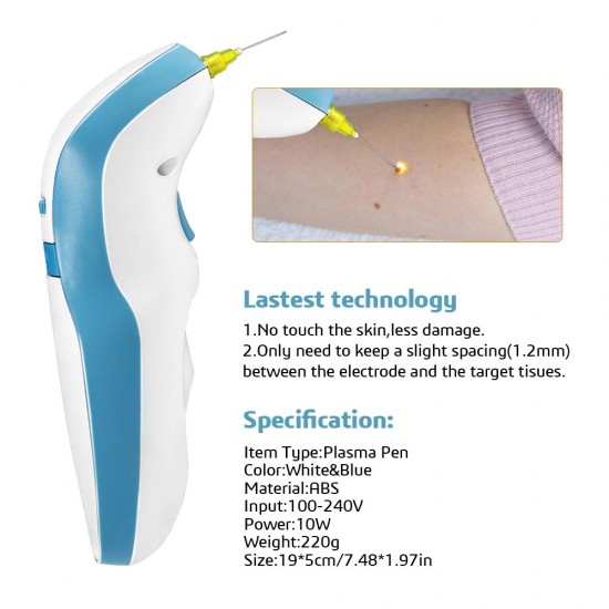 Fibroblast Plasma Pen - Professional Eyelid Lifting, Anti-Wrinkle, Skin Lifting, Black Spot, Skin Tags, and Mole Removal