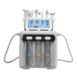 6-in-1 H2-O2 Hydro Dermabrasion RF Bio-Lifting Spa Facial Machine - Hydro Facial and Microdermabrasion Beauty Device