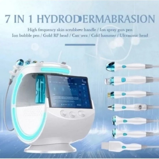 Oxygen Dermabrasion Machine - Intelligent Diagnosis Skin Cleaning, Hydra Microdermabrasion Facial Machine for Aqua Peel and Wrinkle Removal