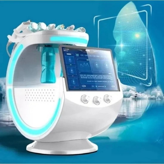 Oxygen Dermabrasion Machine - Intelligent Diagnosis Skin Cleaning, Hydra Microdermabrasion Facial Machine for Aqua Peel and Wrinkle Removal