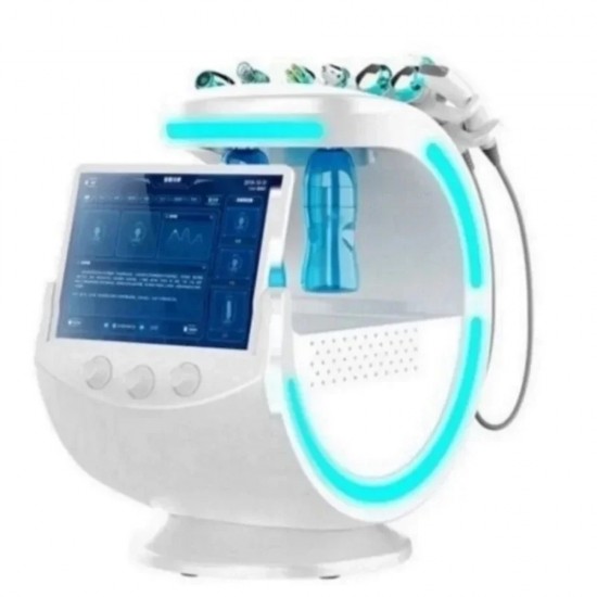 Oxygen Dermabrasion Machine - Intelligent Diagnosis Skin Cleaning, Hydra Microdermabrasion Facial Machine for Aqua Peel and Wrinkle Removal